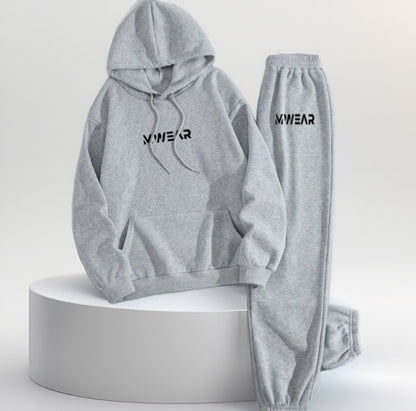 Cozy Hoodie and Sweatpants Set for Women - Soft Pocket Drawstring Hooded Sweatshirt with Matching Joggers