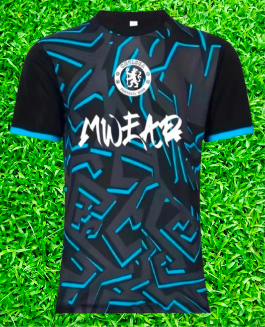 Chelsea X Mwear football shirts